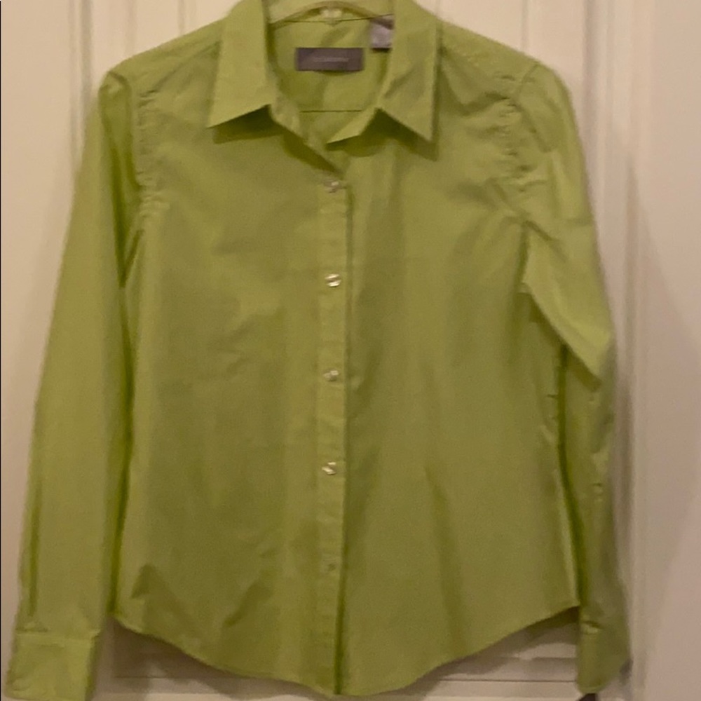 Lime green blouse